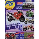 MO MAGAZIN 10/95 Vergleichstest Ducati 900 SS --- Vergleichstest der Zeitschrift PS zwischen DSM und Kämna Ducati. Ausgabe Nr. 10/Oktober 1995.